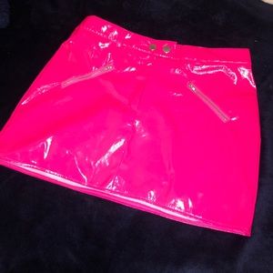 Neon Pink Mini skirt